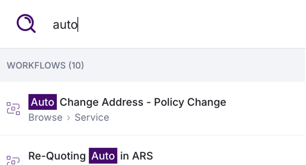 <h1>Smart search for all your workflows</h1>